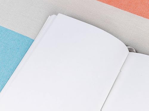 skaard Notizblock a5, Recycling-Papier, blanko, weiß, Nachfüllpapier z.B Notizbuch