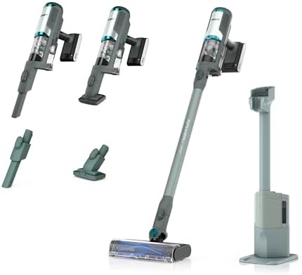 Shark PowerLite Clean & Empty Pet Akku-Staubsauger, bis 40 Min. Laufzeit | Automatisch entleerende Basisstation, einfache Reinigung auf allen Oberflächen, HEPA-Filter - BU3623EUT