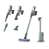 Shark PowerLite Clean & Empty Pet, Akku-Staubsauger mit automatisch entleerender Basisstation, einfache Reinigung auf Allen Oberflächen, HEPA-Filter, bis zu 40 Minuten Laufzeit – BU3623EUT