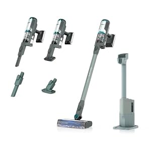 Shark PowerLite Clean & Empty Pet, Akku-Staubsauger mit automatisch entleerender Basisstation, einfache Reinigung auf Allen Oberflächen, HEPA-Filter, bis zu 40 Minuten Laufzeit – BU3623EUT