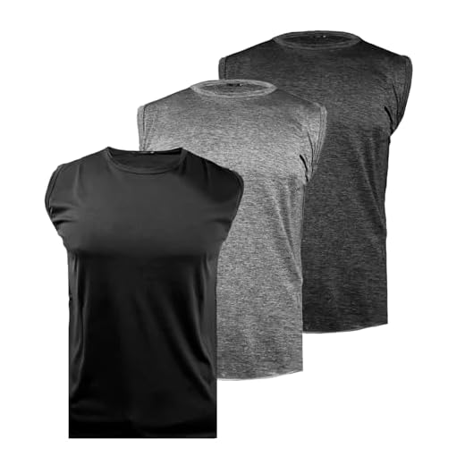 Kit 3 Camisetas Regata Machão Dry Fit Masculina Treino Academia Fitness (BR, Alfa, M, Regular, 1 Preto 1 Chumbo 1 Cinza)