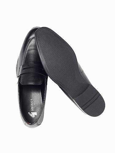 Image of Gabicci Leather Formal Shoes for Men's Office Wear Leather Slip On Shoes