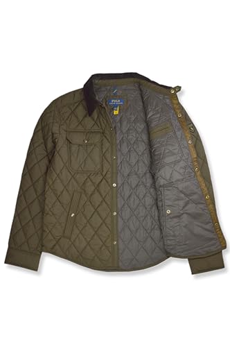 Polo Ralph Lauren Mens Diamond Quilted Snap Button Field Barn Jacket,2
