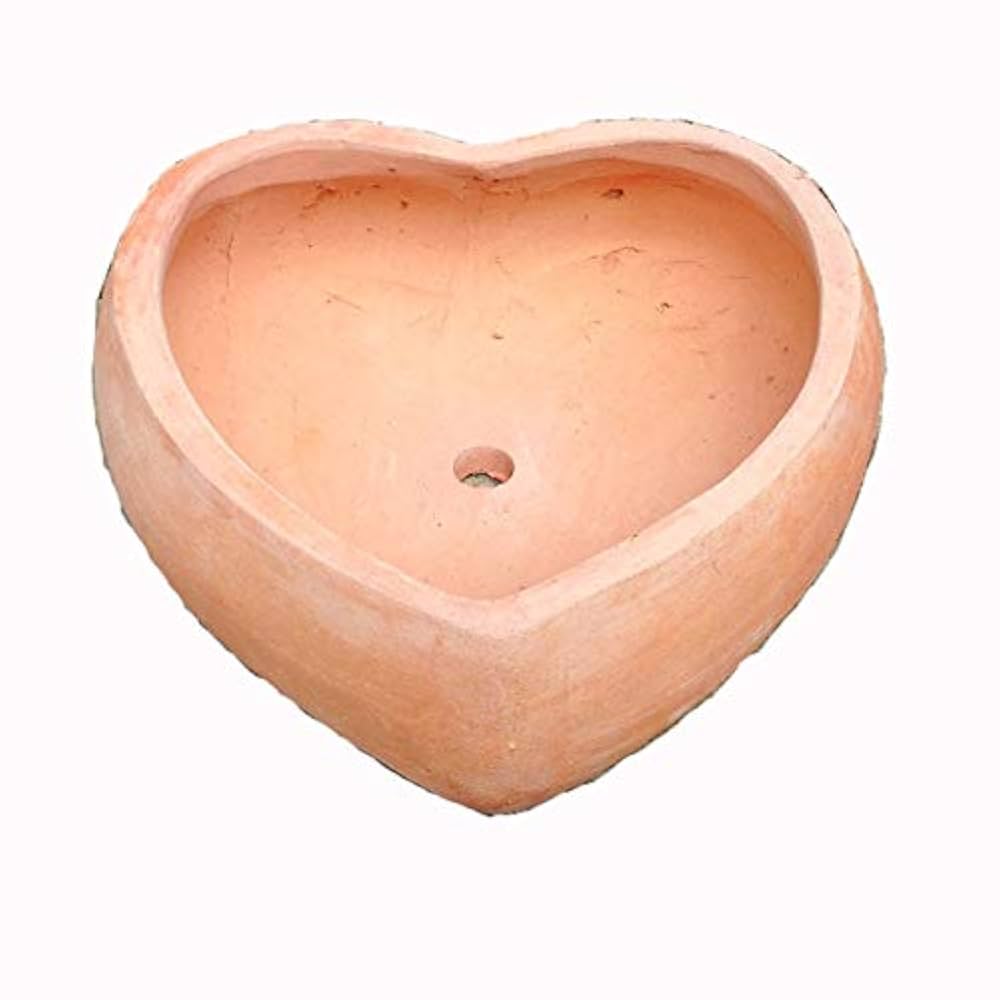 ハート植木鉢　26×34オーダテラコッタ ハート植木鉢 26×34オーダテラコッタ ハート植木鉢 26×34オーダ