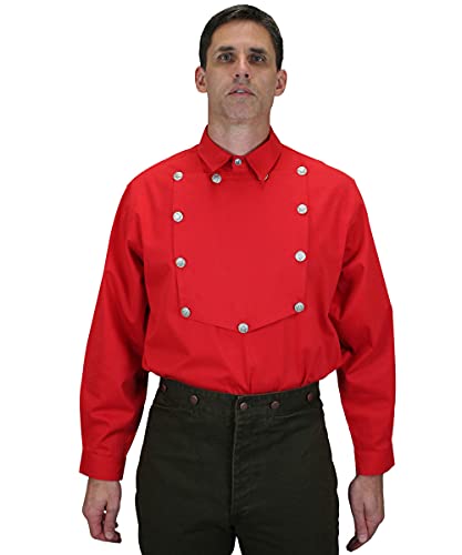 トップス Freewheelers 1800s BIB FRONT SHIRTS Amazon.com: Historical Emporium: Bib Shirts