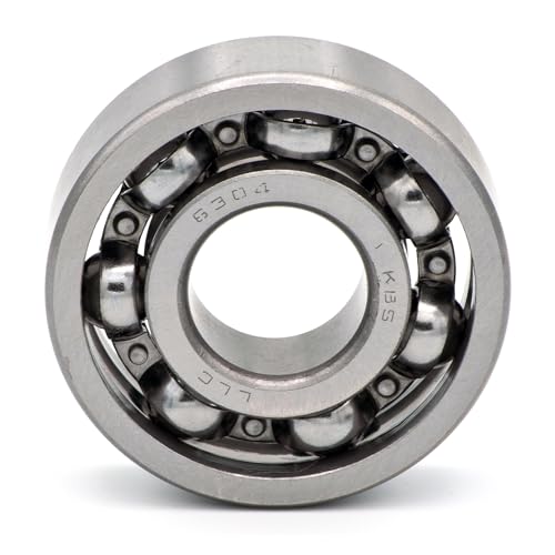 Parts and Parts Rillenkugellager 6304 c3, 20x52x15mm, DIN 625 ISO 15, Hochgeschwindigkeits-Radiallager, reibungsarm, leichtgängig, ideal für Fahrzeuggetriebe und Industriemaschinen