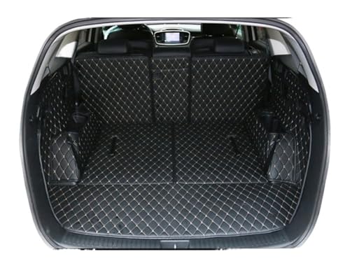 Tapis coffre voiture Sorento 7 sièges 2015-2020 doublure de chargement noire