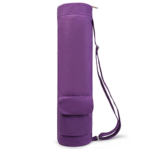 ELENTURE Yoga Mat Bag, Yoga Mat Carrier Full-Zip Exercise Yoga Mat Carry Bag for Women Men with Multi-Functional Storage Pockets and Adjustable Shoulder Strap - Thumbnail 6