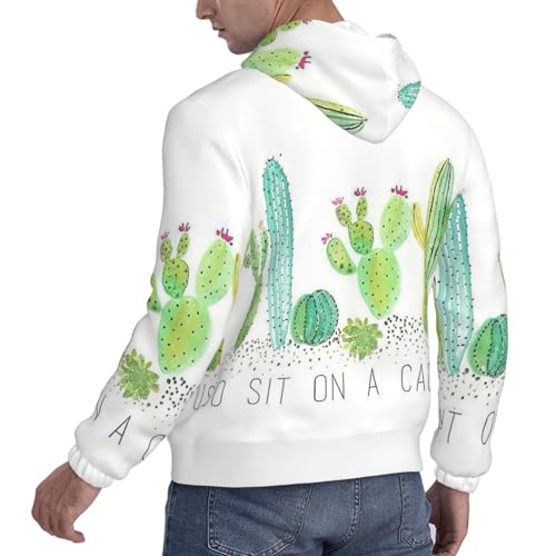 Sweat à capuche homme pull chaud polaire avec cordon de serrage imprimé