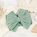 CÉLLOT 6 Pcs Baby Bows Headbands Nylon Hairbands Baby Girl Bows Hair Accessories for Newborn Infant Toddler Essentials (Avocado Series)