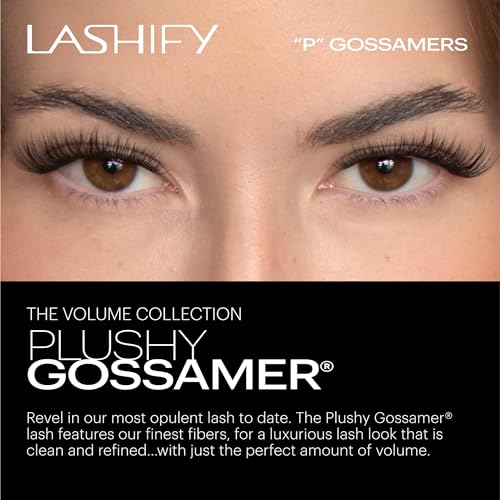 Lashify Plushy 14mm Gossamer Lashes in Black, Easy DIY False Lashes for a Voluminous Yet Still Natural Look by Lashify - Used condition - Image 2