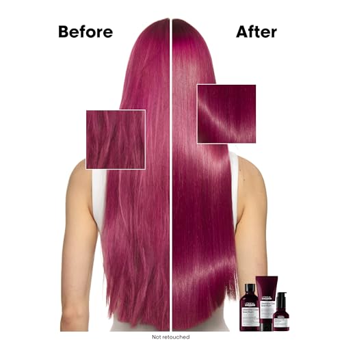 L'Oréal Professionnel Szampon do koloryzacji włosów z efektem szkła do włosów farbowanych, z kwasem ferula i cytrynowym, wegański, seria Expert, szampon Vitamino Color Spectrum, 300 ml
