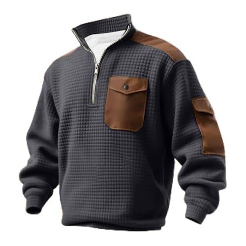 Pullover casual homme manches longues pour rester au chaud à la maison ou en ville