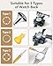 EasyTime Watch Repair Kit, Watch Link Removal Tool, Watch Band Adjustment, Including Watch Back Case Opener, Spring Bar, Operation Manual, Suitable for Battery Replacement and Strap disassemble