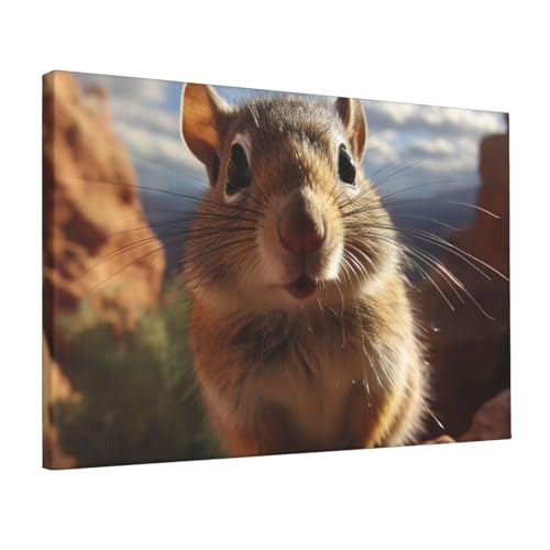 Affiches d'œuvre d'art souris pour décoration d'intérieur moderne