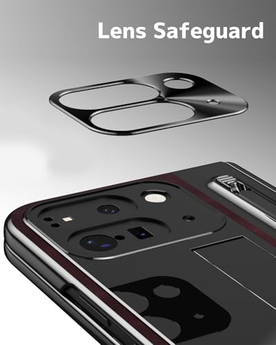 Étui Google Pixel 10 Pro avec stylet NINKI coque rose rouge béquille - 4