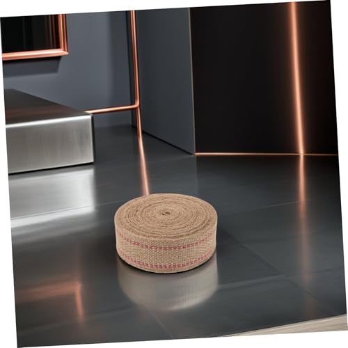Ruban sangle jute naturelle à rayures pour la rénovation de chaise - 6