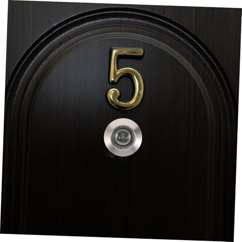 Mirilla Mikikit Heavy Duty con cubierta protectora trasera, lente gran angular de alta definición para puertas frontales de hogar, oficina y hotel, diseño resistente a manipulaciones miniatura 6