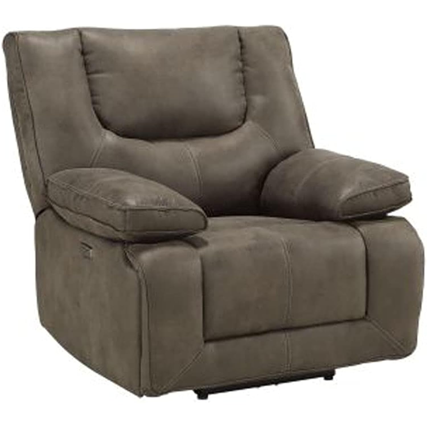 Recliner (Power Motion), Gray LeatherAire Home & Kitchen