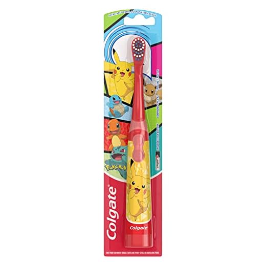 Colgate Kids Battery Powered Pokemon Toothbrush, Extra Soft