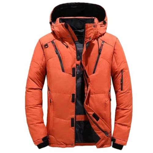 Parka d'hiver pour homme chaude veste de neige épaisse mi-longue JXQXHCFS