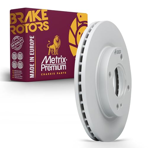 Metrix Premium Chassis Parts 258 mm Coated Brake Rotor Fits Ford Fiesta