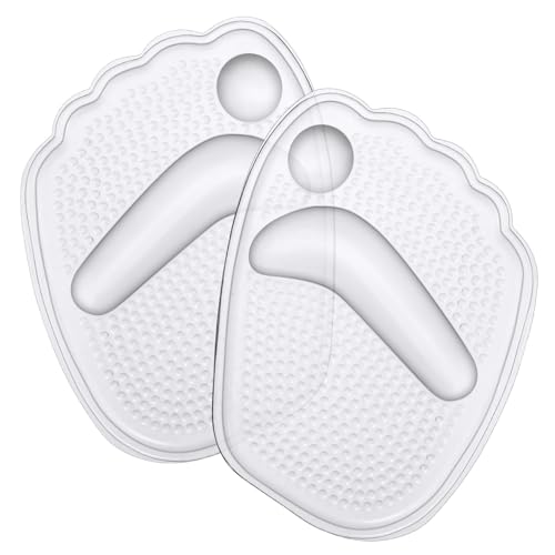 BUTIFULSIC 3 ペア高ヒール用前脚クッションパッド シリコン製 靴中敷き インソール 滑り止め 衝撃吸収 立ち仕事対応 靴の詰め物 ゆるみ防止 レデ