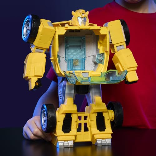 Transformers Toys CYBERWORLD Bumblebee Power Spark Energon Surge, Lights and Sounds, 6+ - image 9