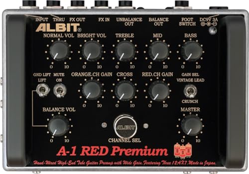 ギター ALBIT Guitar Pre-Amp A-1 RED Premium Amazon.co.jp: ALBIT/A-1 RED Premium GUITAR PRE-AMP プリアンプ