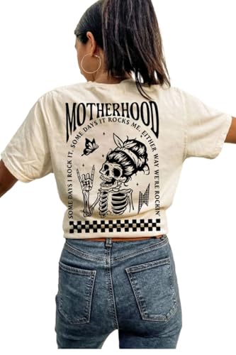 Image of Giftifymama Nursing Shirts Maternity Tops for Women Zipper Summer Breastfeeding T-Shirt Pregnancy Clothes Friendly