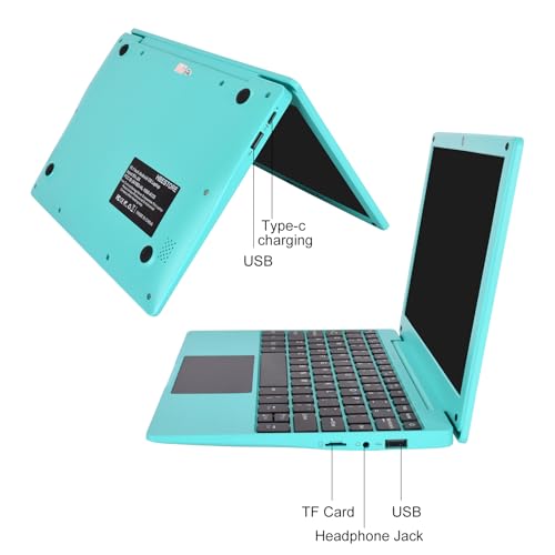 Image of 10.1Inch Lapttop,Quad-Core Processor with Android 12.0 OS, Built-in Camera, WiFi,USB Interface, Tpye-c Charging for Learning and Entertainment (Blue 2GB+64GB)