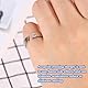 Anti Schnarch Ring,Verstellbarer Schnarchring,Unisex-Anti-Schnarch-Geräte Zur Linderung mit 3 Druckpunkten,Lösungen zur Linderung von Schlaflosigkeit und Schnarchen(Silber)
