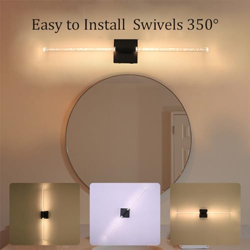 Iluminación de pared interior LED en acabado oro satinado de 60cm 3