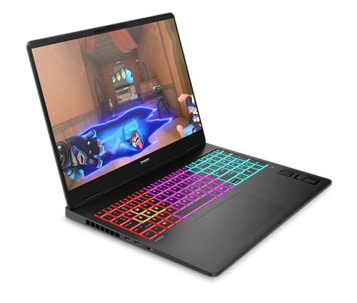 HP Omen Max 16-ah0001sf Ordinateur Portable Gaming 16" WQXGA IPS 240 Hz, PC Portable Gamer (Intel Ultra 9 275HX, RAM 32 Go, SSD 1024 Go, Nvidia GeForce RTX 5080 16Go, Windows 11), Laptop Noir, AZERTY – Image 3