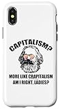 Installazione facile CAPITALISMO Più Simile al CRAPitalismo Signore Giuste Karl Marx Meme Custodia per iPhone X/XS