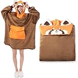 Krifey Wearable Blanket Hoodie, Oversized Sherpa Hooded as Christmas, Birthday Gifts for Mom Women Girlfriend Men