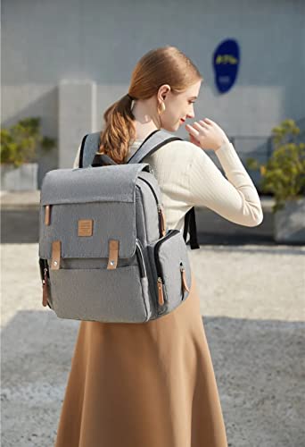 Bolsa Maternity Land modelo LUXURY Premium Cinza Versão Atualizada