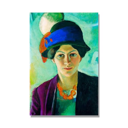 Reproductions de tableaux August Macke haute definition impression sur toile 80x120