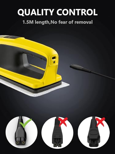 3.3W 5.5V Ladegerät für Kärcher Fenstersauger Kabel KV4 KWI 1 WV1 WV2 WV2Plus WV5 WV45 WV52 WV55 WV60 WV70 WV75 WV75 Plus Premium WV Classic WV Easy Fensterreiniger Ladekabel Netzteil