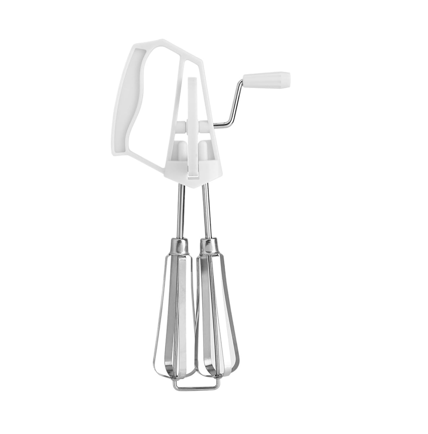Batidor Huevos Batidor De Huevos Manual Giratorio Acero Inoxidable Mezclador Herramientas Cocina For Utensilios Utensilios Cocina(White)