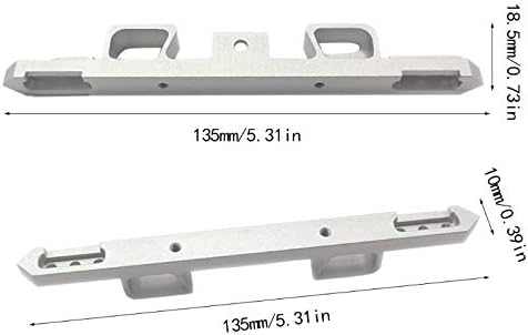 Miniatura 2 de Piezas y accesorios Parachoques trasero de metal para WPL C34 MN FJ40 RC Car Upgrade Parts AXYA - (Color BK)