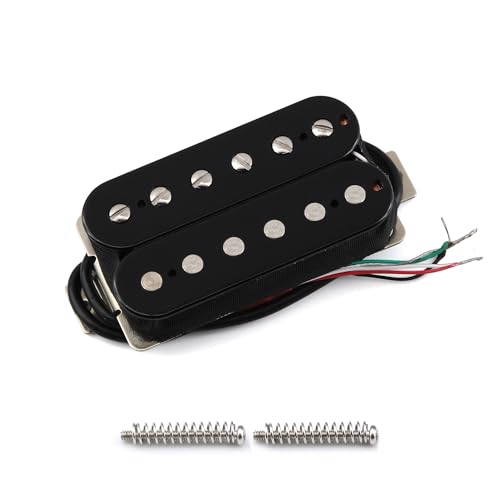 Image of FLEOR Black Guitar Humbucker Pickups Alnico 5 Bridge Pickup 14-15k