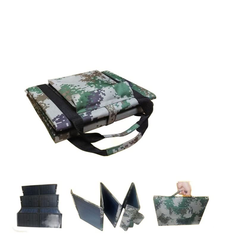 Pannello Solare Pacchetto Pieghevole Solare da 100 W Pannello di Ricarica Solare Generazione di energia Solare Portatile Pannello Solare da 100 W Pieghevole