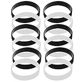 Toddmomy 24Pcs Silicone Wristbands Decorative Bracelets for DIY Projects Outdoor Activities and Events Lightweight Comfortable and Versatile Hand Straps for All Ages