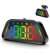 Linkstyle Digital Speedometer Car MPH, GPS Speedometer with Over