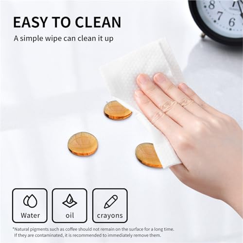 Bloc-notes transparent en PVC pour éviter les rayures sur table 120x40