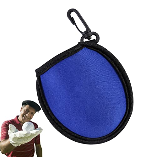 Titular do T de Golfe | Portátil Carabiner Valuables Pouch Golf Ball Holder - Organizador de golfe p