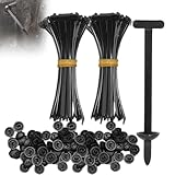 100 Stück Nylon Universal Cable Tie Buckle, Kabelbinder Schnalle für Auto & Haus – Selbstsichernde Zip Ties, Cable Clips für Reparatur, Kabelbinder