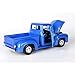1956 F-100 Pickup Truck Blue Metallic American Classics Series 1/24 Diecast Model Car by Motormax 73235AC-BL