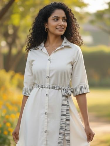 Robe classique Varanga pour dissimuler les rondeurs avec style - 5